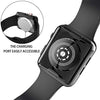 [2-Pack] Julk 40mm Case for Apple Watch Series 6 / SE/Series 5 / Series 4 Screen Protector, Overall Protective Case TPU HD Ultra-Thin Cover (1 Black+1 Transparent)