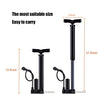 VIMILOLO Bike Pump Portable, Ball Pump Inflator Bicycle Floor Pump with high Pressure Buffer Easiest use with Both Presta and Schrader Bicycle Pump Valves-160Psi Max