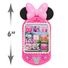 Minnie Bow-Tique Why Hello Pretend Play Cell Phone, Lights and Sounds, Kids Toys for Ages 3 Up by Just Play