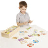 Melissa & Doug Self-Correcting Wooden Number Puzzles With Storage Box (40 pcs)