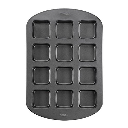 Wilton Brownie Bar Pan, 12-Cavity, Brownie Pan, Steel