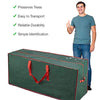 Propik Christmas Tree Storage Bag | Fits Up to 9 Ft. Tall Disassembled Tree | 65 X 15 X 30 Holiday Tree Storage Case | Xmas Storage Container with Handles and Sleek Zipper (Green)