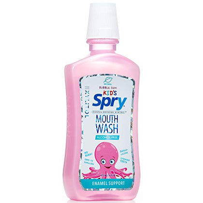 Spry Xylitol Oral Rinse, Bubble Gum - 16 fl oz (Pack of 1)