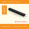 VIZIO V-Series 2.0 Compact Home Theater Sound Bar with DTS Virtual:X, Bluetooth, Voice Assistant Compatible, Includes Remote Control - V20-J8