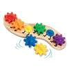 Melissa & Doug Rainbow Caterpillar Gear Toy With 6 Interchangeable Gears - For Toddlers And Babies