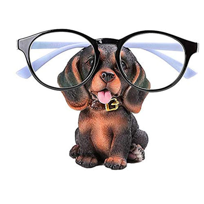 YYXJP Dog Eyeglass Holder Cute Sunglass Display Stands Funny Decorative Glasses Accessories Great Gift for Friends Family