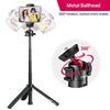 Ulanzi MT-16 Camera Tripod Stand Holder, Mini Tabletop Tripod Selfie Stick with Cold Shoe, Travel Tripod for iPhone 12 Canon G7X Mark III Sony ZV-1 RX100 VII A6600 Vlogging Filmmaking Live Streaming