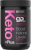 Sports Research Keto Plus Exogenous Ketones with goBHB - 30 Servings | Keto Electrolyte Powder for Hydration, Energy, Focus & Ketosis | Keto Certified, Vegan Friendly (Fruit Punch)