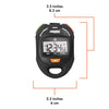 Marathon Adanac 7000 Digital Stopwatch Timer, Black - High Precision Accuracy to 1/100th Seconds - Includes Backlight - Water, Dust & Shock Resistant - 40 Lanyard Included