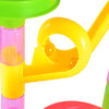 JOYIN Marble Run Premium Set?196 Pcs- Construction Building Blocks Toys, STEM Educational Toy, Building Block Toy(156 Translucent Plastic Pieces+ 40 Glass Marbles)