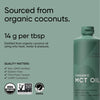 Sports Research Keto MCT Oil from Organic Coconuts - Fatty Acid Fuel for Body + Brain Triple Ingredient C8, C10, C12 MCTs Perfect in Coffee, Tea, & More Non-GMO Vegan Unflavored (32 Oz)