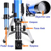 MaxUSee Kids Telescope 400x40mm with Tripod & Finder Scope, Portable Telescope for Kids & Beginners, Travel Telescope with 3 Magnification Eyepieces and Moon Mirror