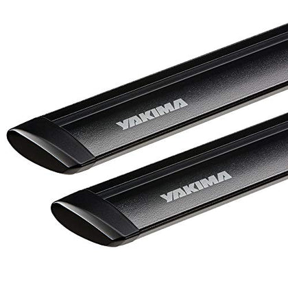 YAKIMA, JetStream Bar Aerodynamic Crossbars for Roof Rack Systems, Set of 2, Black, Small (50