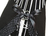 Hyzrz Cute Girls Bowknot Funny Aprons Lady's Kitchen Restaurant Women's Cake Apron with Pocket (Black)