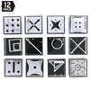 Balance IQ Party Favor Games - Cube Puzzle Stocking Stuffers for Kids and Adults - 12 Puzzles