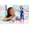 Barbie 65th Anniversary Doll & 10 Accessories, Farm Veterinarian Set with Blonde Vet Doll, Lamb with Moving Ears & More