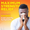 Amazon Basic Care Severe Daytime Cold & Flu, Maximum Strength Liquid Medicine, Relieves Aches, Pain, Fever, Cough, Nasal & Chest Congestion, Sore Throat, 8 Fl Oz, Original Flavor