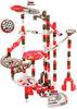 Marble Genius Marble Run Racing Set: 125-Piece Marble Run Racing Set Toys for Kids, Marbles Maze Tower Building Blocks, Marble Race Track Rolling Game, Educational Learning STEM Toy Gift, Racing