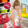 Litti Pritti Baby Doll Accessories - Diaper Bag Set - Premier Playtime Playset for Baby Dolls - Baby Doll Diapers, Magic Bottle, Wipes & More - Toy for 3 4 5 6 7 8 Year Old - Gifts for Toddler Girls