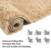 Ompaa Fluffy Rug, Super Soft Fuzzy Area Rugs for Bedroom Living Room - 3' x 5' Large Plush Furry Shag Rug - Kids Playroom Nursery Classroom Dining Room Decor Floor Carpet, Beige