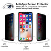 [2 Pack] Privacy Screen Protector for iPhone 11/XR, YMHML Tempered Glass Anti-Spy Bubble Free Case Friendly Easy Installation Film for iPhone 11/XR 6.1 Inch