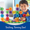 Learning Resources Gears! Gears! Gears! 100-Piece Deluxe Building Set - Ages 3+, Preschool Building Sets, Gears Toys for Kids, STEM Toys for Toddlers, Construction Toy Set, Kids Building Toy