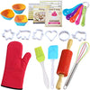 Kids Real Cooking Set Baking Kitchen Kit with Apron,Chef Hat,Cooking Supplies,Kitchen Utensils and Recipes Great Gift