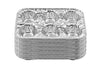 PARTY BARGAINS 6-Cup Aluminum Muffin Pans - 20 Pack, Standard Size Cupcake Pans, Disposable Muffin Tin for Baking (Max 240°C)
