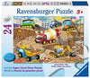 Ravensburger Construction Fun 24 Piece Floor Jigsaw Puzzle for Kids - 03077 - Every Piece is Unique, Pieces Fit Together Perfectly