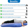 Cozy Bump A Pregnancy Pillow The Best Pregnancy Pillow for Sleeping Prone, Pregnancy Body Pillow, Maternity Pillow, Pregnancy Bed, Pregnancy Gifts, Prone Pillow (Blue)