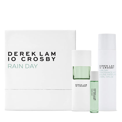 Derek Lam 10 Crosby Rain Day Spring 20 by Derek Lam for Women - 3 Pc Gift Set 3.4oz EDP Spray, 10ml EDP Spray, 8oz Fragrance Mist (I0094202)