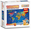 Zigyasaw World Map Puzzle Game - 54 Piece Floor Puzzles for Kids Ages 4-8+ - Educational Geography Game with Quiz Cards - Learning and Intellectual Development Jigsaw Puzzles