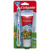 Colgate Baby Training Toothpaste and Toothbrush Kit, Mild Fruit Flavor Set for Ages 3-24 Months