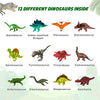 Dig Up Dinosaur Fossil Eggs, Break Open 12 Unique Eggs and Discover 12 Cute Dinosaurs, Easter Digging Toy for 3 4 5 6 7 8 9-12 Year Old Boys Archaeology Science STEM Gift