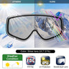 findway Ski Goggles OTG - Over Glasses Snow/Snowboard Goggles for Men, Women & Youth - 100% UV Protection