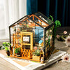 Rolife DIY Dollhouse Room Kit-Handmade Diorama Home Decoration-Miniature Model to Build-Christmas Birthday Gifts for Boys Girls Women Friends (Cathy's Flower Green House)