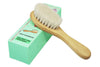 Molylove Baby Hair Brush with Wooden Handle and Super Soft Goat Bristles for Newborns & Toddlers