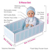 ADORA Soft & Cuddly Sweet Baby Boy Peanut, Amazon Exclusive 11 Adorable Baby Boy Doll with Bright Blue Eyes and Blonde Paint Hair, Includes Baby Doll Bottle, Onesie and a Blue Cap