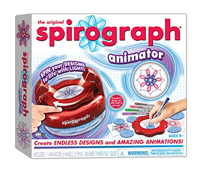 Spirograph - Animator - The Classic Craft and Activity to Make and Bring Countless Amazing Designs to Life - For Ages 8+