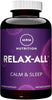 MRM Nutrition Relax-All ® | Relaxation + Calmness | Restful Sleep | GABA + L-Theanine + Ashwagandha| Vegan + Gluten Free | 15 Servings