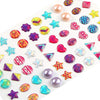 240 Piece Sticker Earrings 3D Gems Sticker Girls Sticker Earrings Self-Adhesive Glitter Craft Crystal Stickers