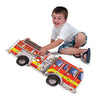 Melissa & Doug Fire Truck Jumbo Jigsaw Floor Puzzle (24 pcs, 4 feet long)