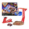 Monster Jam, Blastin Bones Playset with Exclusive Monster Mutt Dalmatian, Monster Truck Kids Toys for Boys Aged 3 and Up