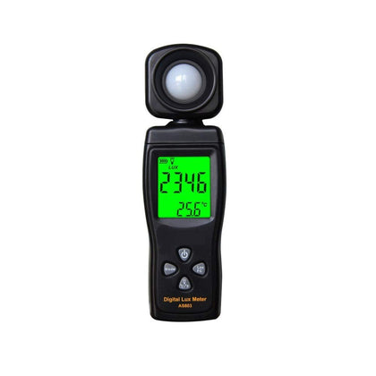 Cheffort Digital Lux Meter, Illuminometer, Photometer, 0?200,000 Lux Measure Range, Lux/FC Unit Selection for Homes, Agriculture, Warehouses, Farms, Stage, Stadiums