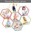 Ehome Musical Instruments Toys for Toddlers 1-3, Baby Kids Musical Instruments, Wooden Percussion Instruments Preschool Educational Musical Toys Set for Boys and Girls Gifts with Storage Bag