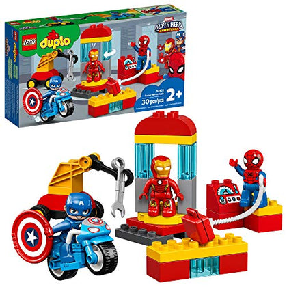 LEGO DUPLO Super Heroes Lab 10921 Marvel Avengers Superheroes Construction Toy and Educational Playset for Toddlers (29 Pieces)