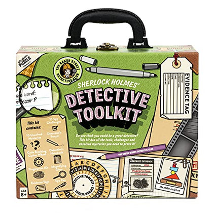 Professor PUZZLE The Detective Toolkit - Mystery Case - Sherlock Holmes Themed Detective kit for Cracking Cases and Solving Mysteries