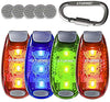 STURME LED Safety Light Strobe Lights for Daytime Running Walking Bicycle Bike Kids Child Woman Dog Pet Runner Best Flashing Warning Clip on Small Reflective Set Flash Walk Night (Green Blue Redx2)