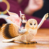 Schleich bayala, 2-Piece Playset, Toys for Girls and Boys Ages 5-12 Years Old, Fairy in Flight with Glam Owl