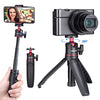 ULANZI MT-08 Extension Pole Tripod, Mini Selfie Stick Tripod Stand Handle Grip for Webcam iPhone 11 Pro Max Samsung Smartphone Canon G7X Mark III Sony ZV-1 RX100 VII A6400 A6600 Cameras Vlogging